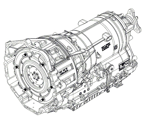ZF 1087.072.054 Automatic Transmission for BMW